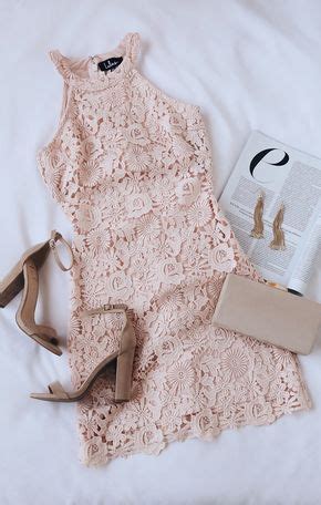 Love Poem Blush Pink Lace Mini Dress Fashion Lace Pink Dress Cute