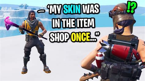 This skin is of rare rarity and the description reads, what lies beyond that sinister smile?. I met a super rare TRACKER skin in Fortnite... (LAST SEEN ...