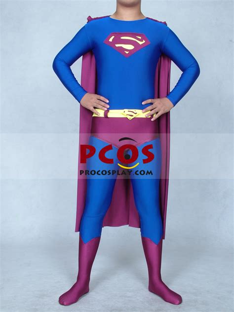 Superman Returns Lycra Spandex Zentai Suit C129 Best Profession