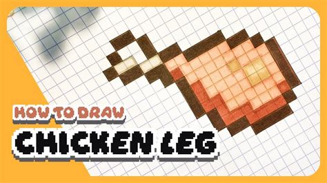 Handmade Pixel Art Chicken Leg YouTube