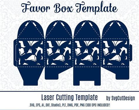 Sure Cuts Wedding Boxes Svg - Layered SVG Cut File