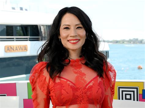 lucy liu is gorgeous in form fitting gown for elle canada rare photos