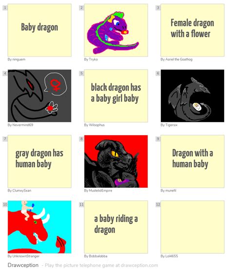 Baby Dragon Drawception