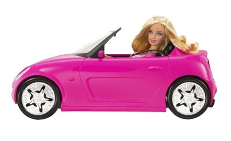 Sexy Cartoon Barbie Barbie Glam Pink Convertible And Barbie Doll For Sale