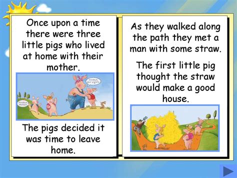 Three Little Pigs Printable Story