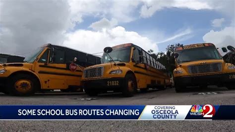 Some Osceola County School Bus Routes Changing Youtube