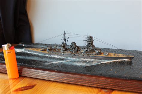 Just Finished My Third Battleship Model The Japanese Battleship Nagato