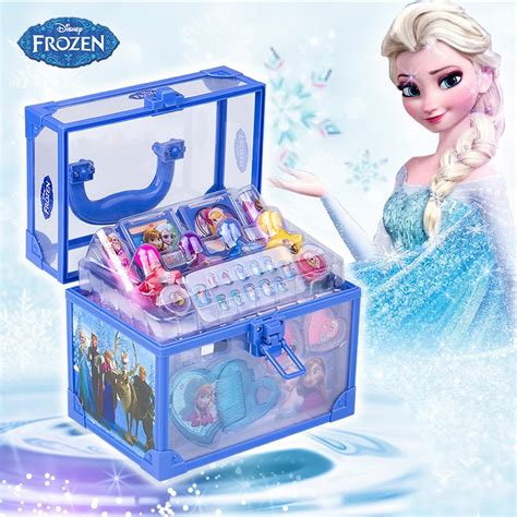 Disney Frozen Beauty Toys Makeup Box Set Girl Princess Elsa Anna