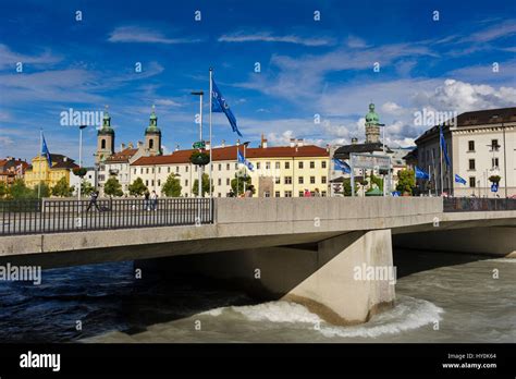 Innsbruck Bridge Innsbruck Austria Stock Photo Alamy