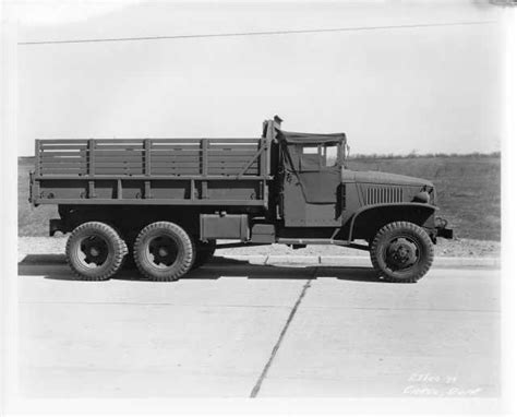 1944 Gmc Truck Cckw Military Vehicle Factory Press Photo 0037