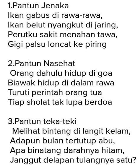 Pantun Teka Teki Dan Jawapan Tentang Bunga - malaowesx