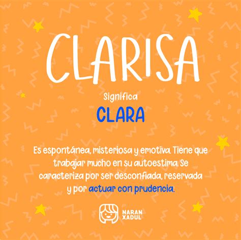 Significado Del Nombre Clarisa