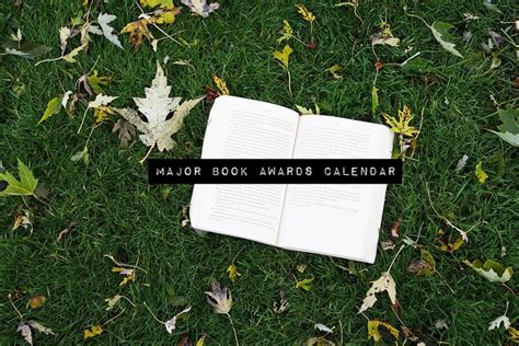 2020 Major Book Awards Calendar Girlxoxo