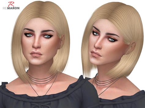 The Sims Resource Anto`s Ashley Hair Retextured By Remaron Sims 4 Hairs