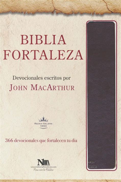 Biblia Fortaleza Reina Valera 1960 Marrón Libreria Génesis