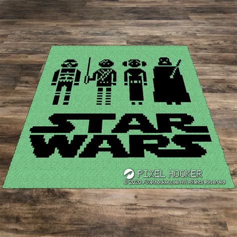 Star Wars Star Wars Crochet Star Wars Blanket Star Wars