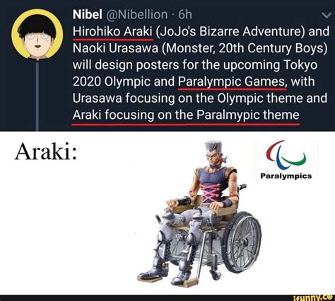 Hirohiko Araki Paralympics Tokyo Paralympics 2020 Official Art Poster
