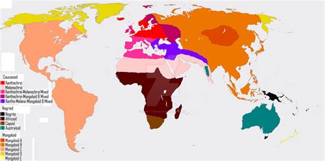 Human Race Map Historical By Thomas Huxley By Saint Tepes On Deviantart