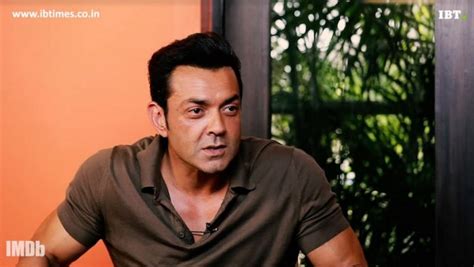 Bobby Deol Defending Nepotism People Not Getting Work Talk About It He Says Ibtimes India