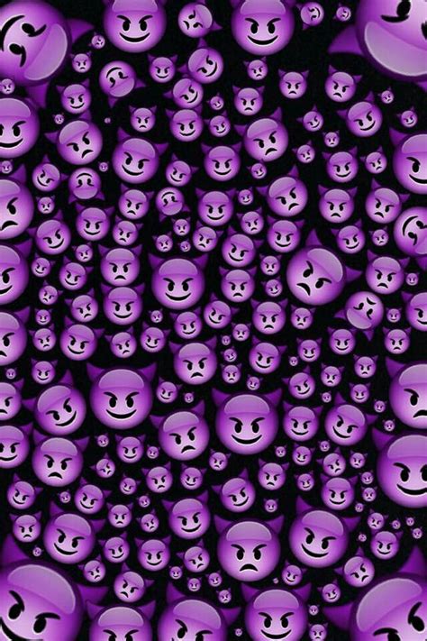 Cute Emoji Purple Wallpaper Iphone 2020 3d Iphone Wallpaper