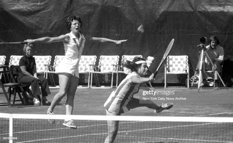 Us Open Womens Doubles Tennis Billie Jean King Spreads Her Wings