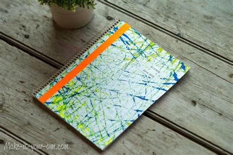 Back To School Personalize Your Notebook With Marbling From Make It