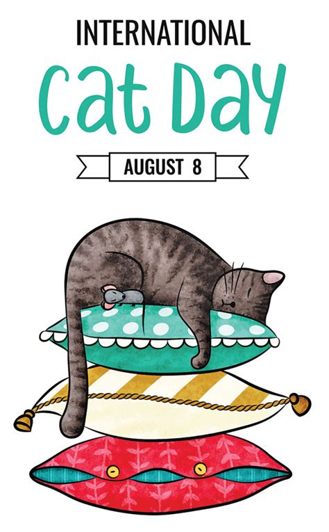 Party Time August 8 Is International Cat Day Adventures In Cheeseland