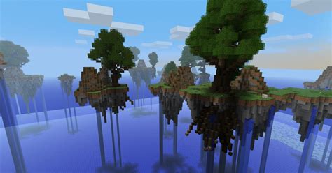 Floating Island Survival 120 Floating Islands Minecraft Map