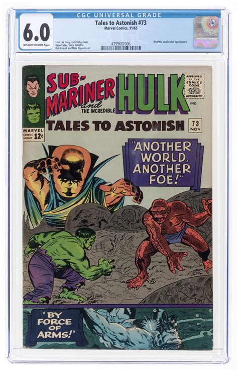 Hake S Tales To Astonish November Cgc Fine