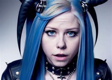 Dopamine Girl Avril Lavigne Hyperrealistic 8k Highest Resolution