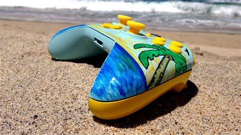Beach Themed Custom Painted Xbox One Controller For G18 Acidic Gaming