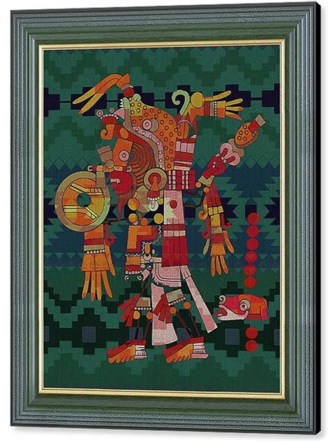 Ancient Aztec Art Canvas Print Canvas Art By Clive Littin Aztec Art