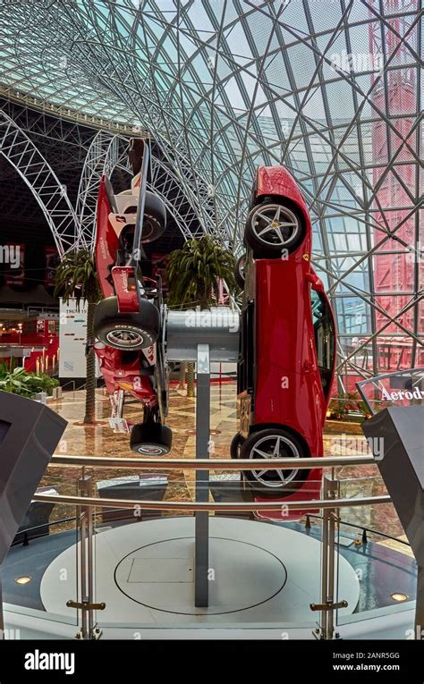 Inside Ferrari World Amusement Park In Yas Island Dubai United Arab