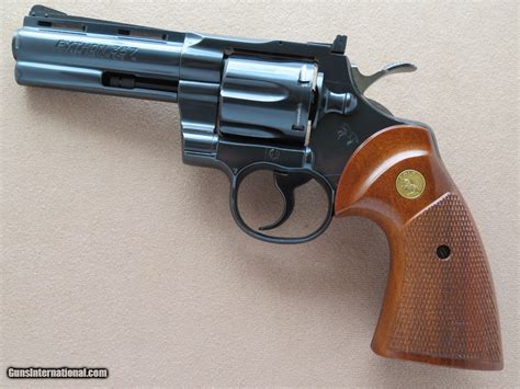 Colt Python 357 Magnum 4 Barrel Royal Blue Mfg 1979 Sold