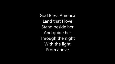God Bless America Celine Dion Lyrics Youtube
