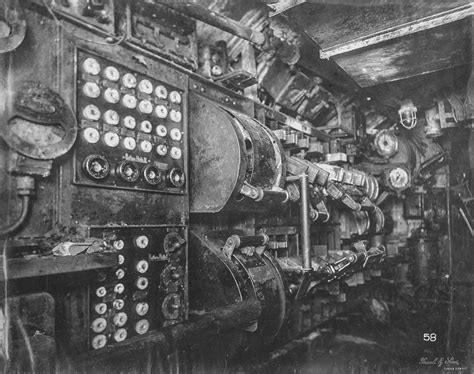 Inside The German Submarine Sm Ub 110 1918
