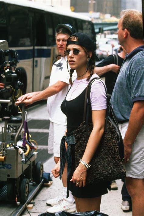 90s Jennifer Aniston In Rimless Sunglasses In 2020 90s Fashion