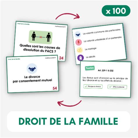 Flashcards Droit De La Famille 2024 A Imprimer