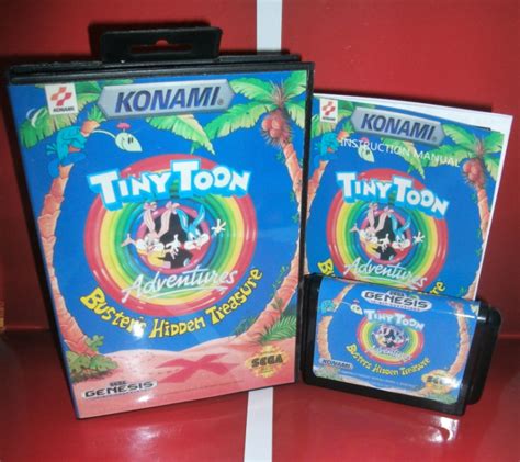 Tiny Toon Adventures Busters Hidden Treasure Us Cover With Box And