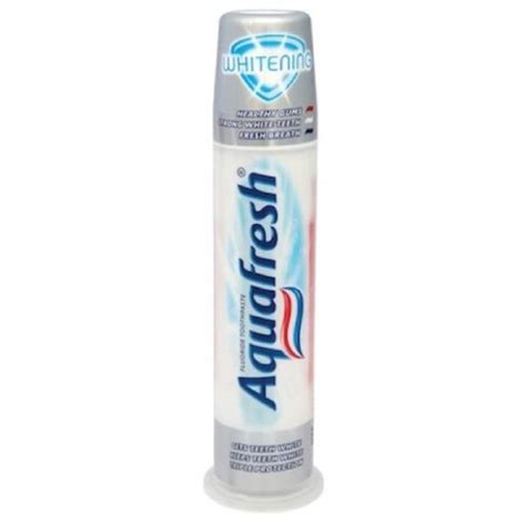 Aquafresh Whitening Toothpaste Pump 100ml Pack Of 2 Uk