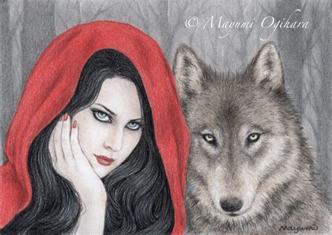 Dark Fairy Tale Red Riding Hood By Mayumiogihara On Deviantart