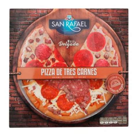 Pizza San Rafael Masa Delgada Tres Carnes 460 G Walmart
