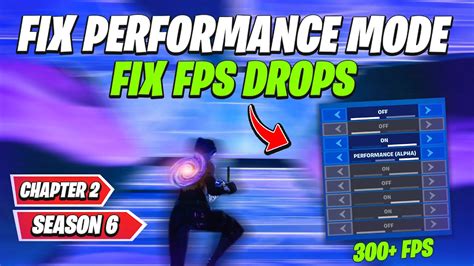 How To Fix Performance Mode Fortnite Fix Fortnite Fps Drops Reduce 
