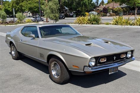 For Sale 1971 Ford Mustang Mach 1 Light Pewter Metallic 351ci