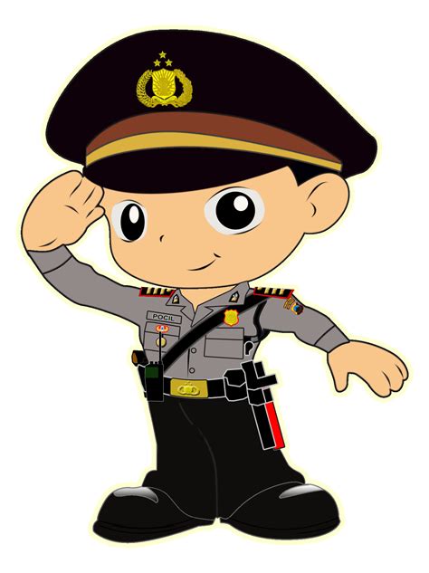 Gambar Polisi Kartun Pakai Masker Png Logo Santri Pakai Masker Png