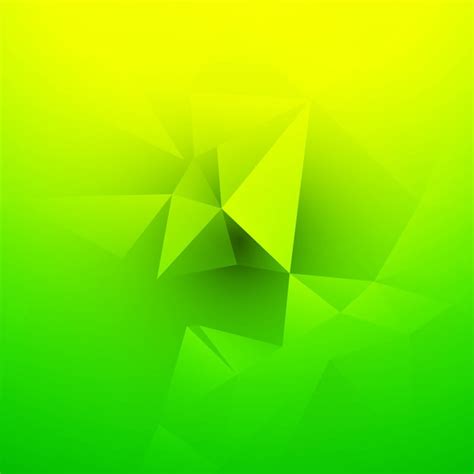 Free Vector Abstract Green And Yellow Polygonal Background