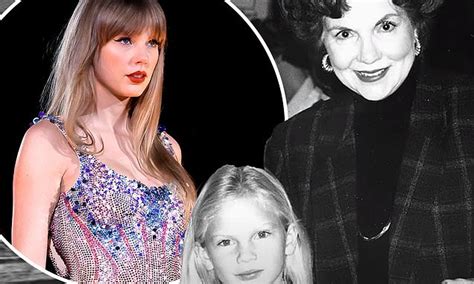 Taylor Swift Tears Up As She Includes Tribute To Late Grandmother