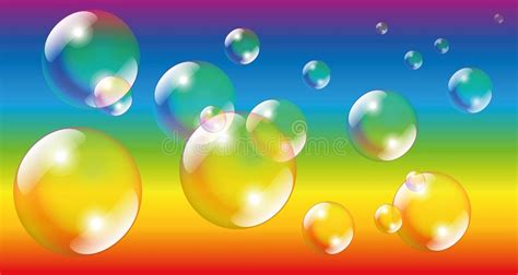 Soap Bubbles Rainbow Stock Illustrations 3442 Soap Bubbles Rainbow