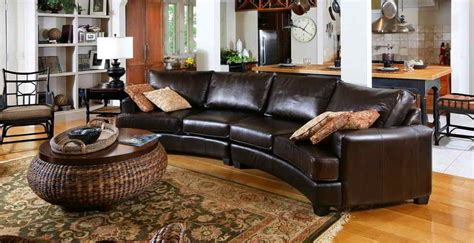 Orly distressed brown top grain. Gorgeous Rustic Leather Sectional Sofa Curved Rustic ...