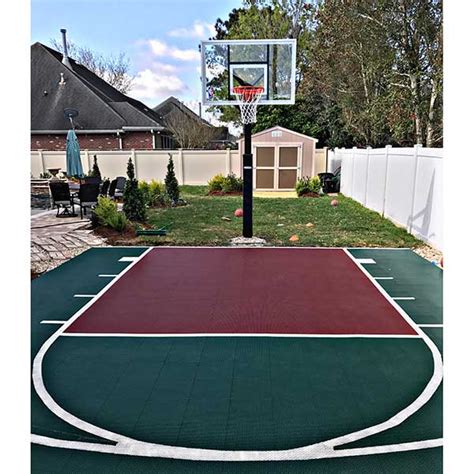 Since protective coverings are not a necessity, these surfaces typically require less effort in transitioning to other activities. FlooringInc Outdoor Sport Court Tiles -1'x1' Basketball ...
